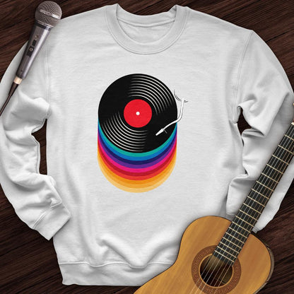 Printify Sweatshirt White / S Turntable Crewneck