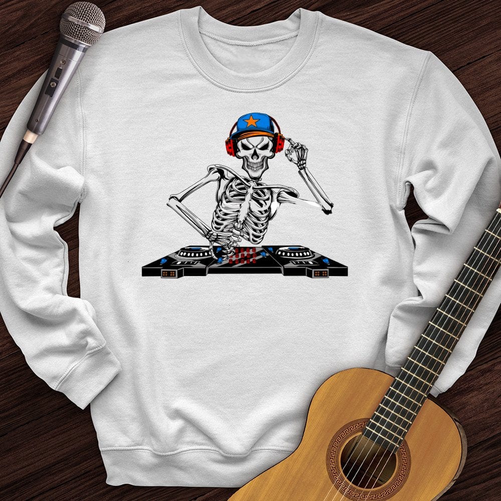 Printify Sweatshirt White / S Undead DJ Crewneck