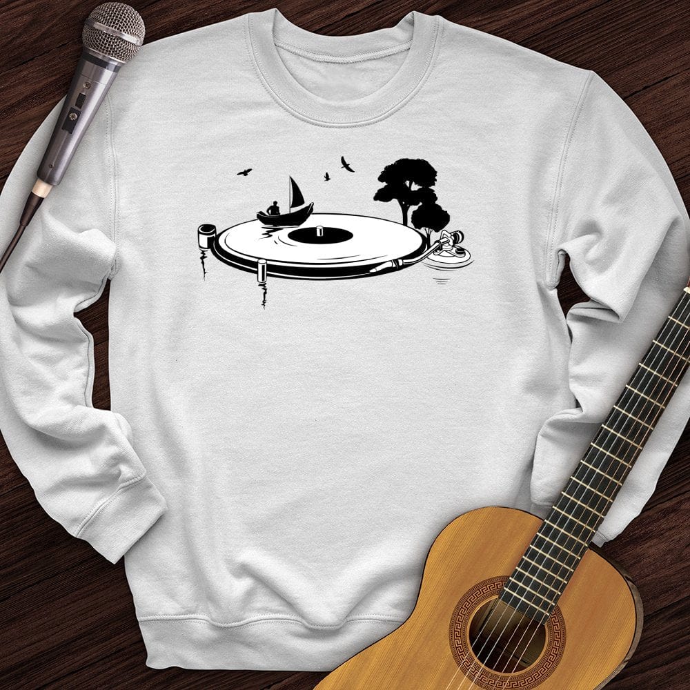 Printify Sweatshirt White / S Vinyl Master Crewneck