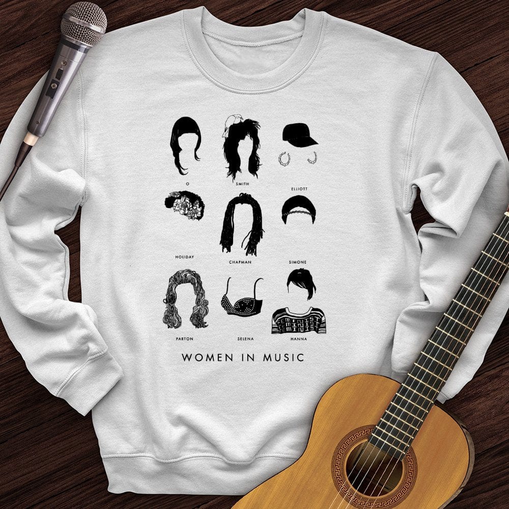 Printify Sweatshirt Women In Music Crewneck