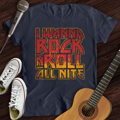 Printify T-Shirt All Night T-Shirt
