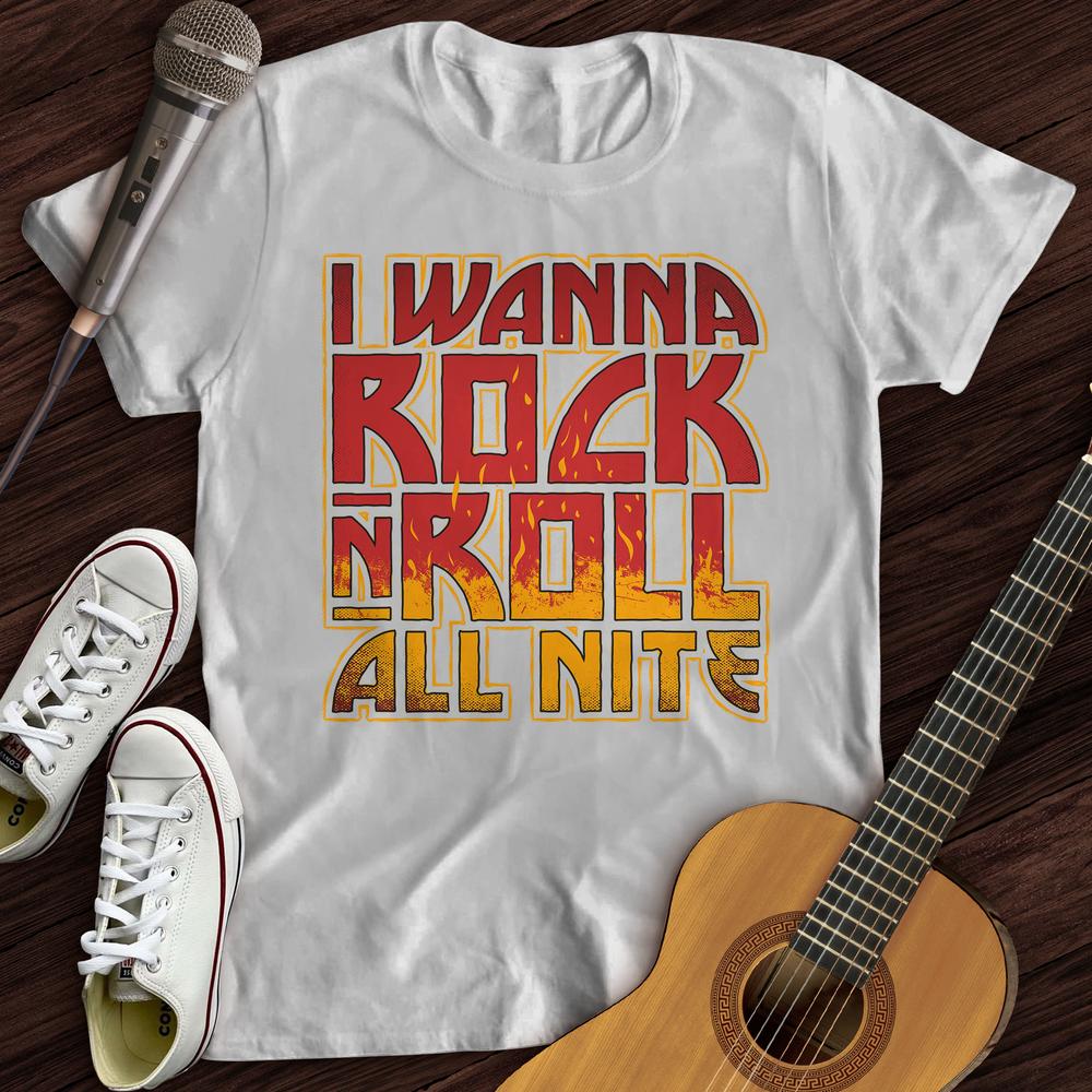 Printify T-Shirt All Night T-Shirt