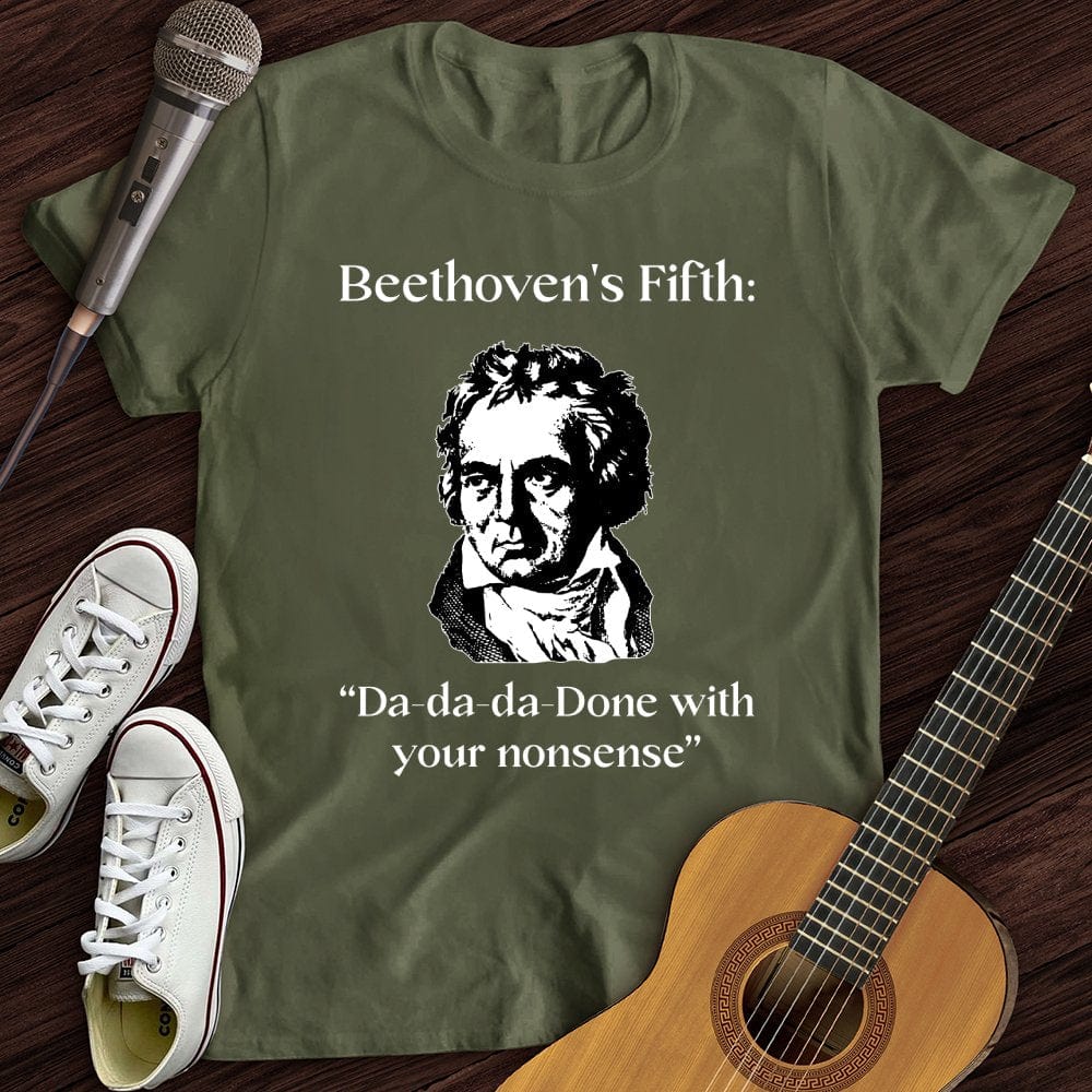 Printify T-Shirt Beethoven's Fifth T-Shirt