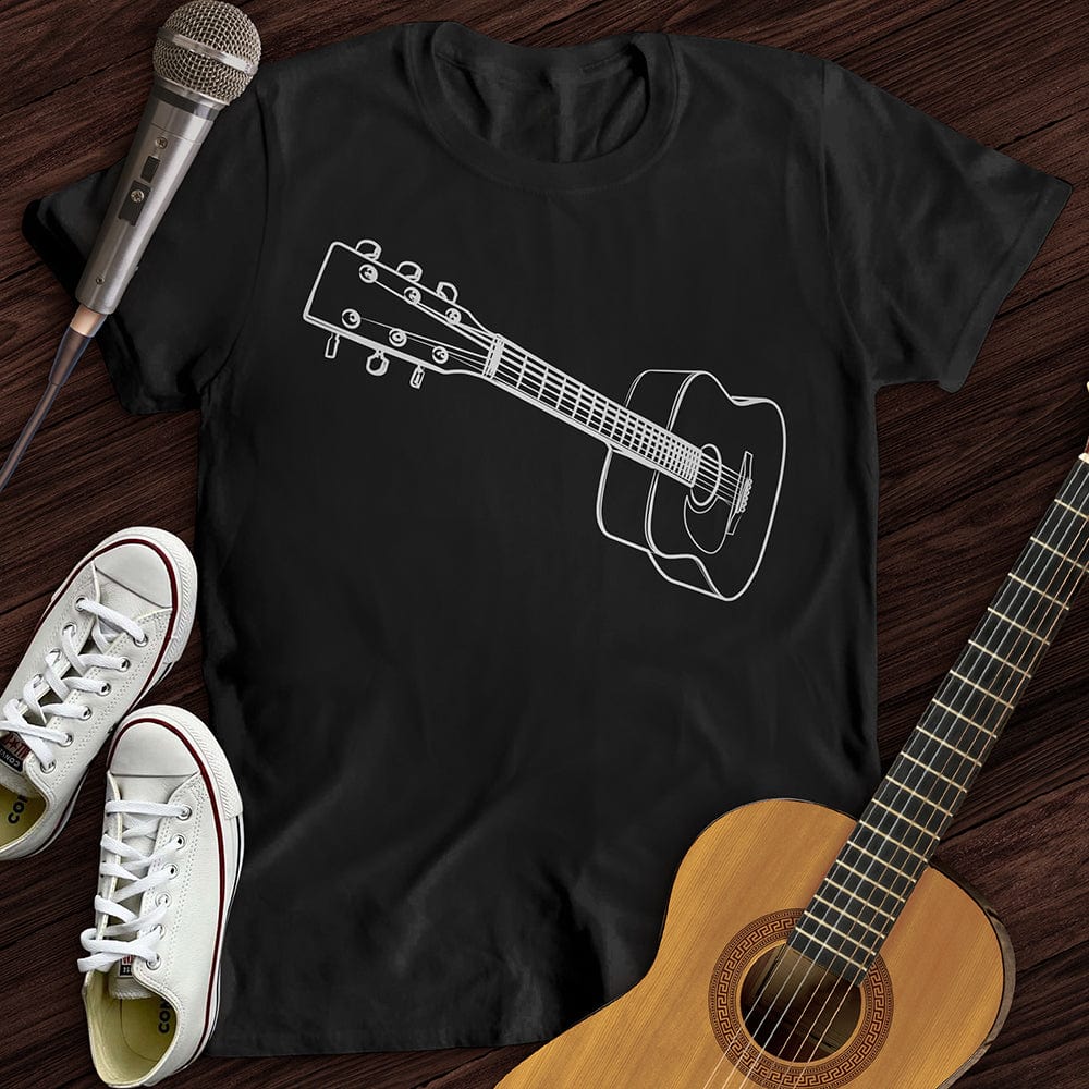 Printify T-Shirt Black / S 3D Guitar T-Shirt