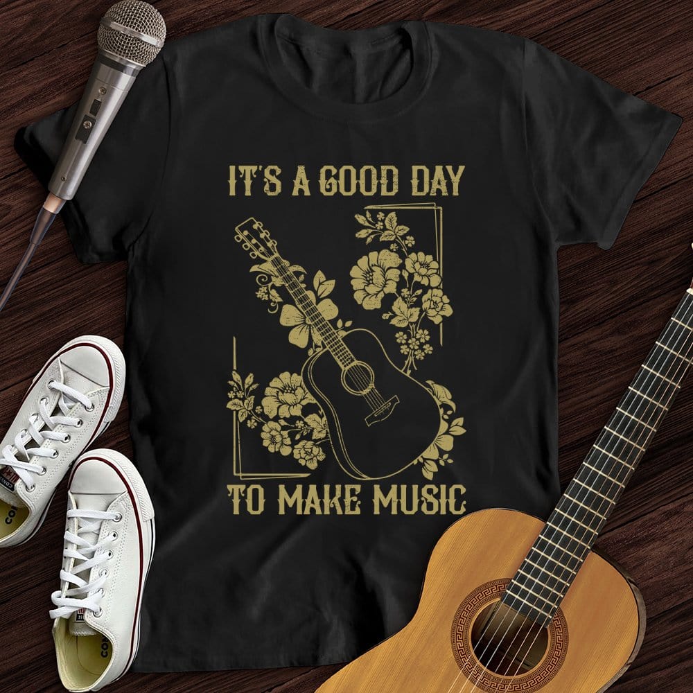 Printify T-Shirt Black / S A Good Day T-Shirt