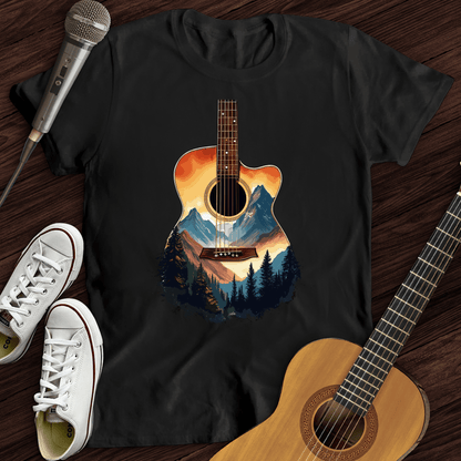 Printify T-Shirt Black / S Acoustic Heaven T-Shirt