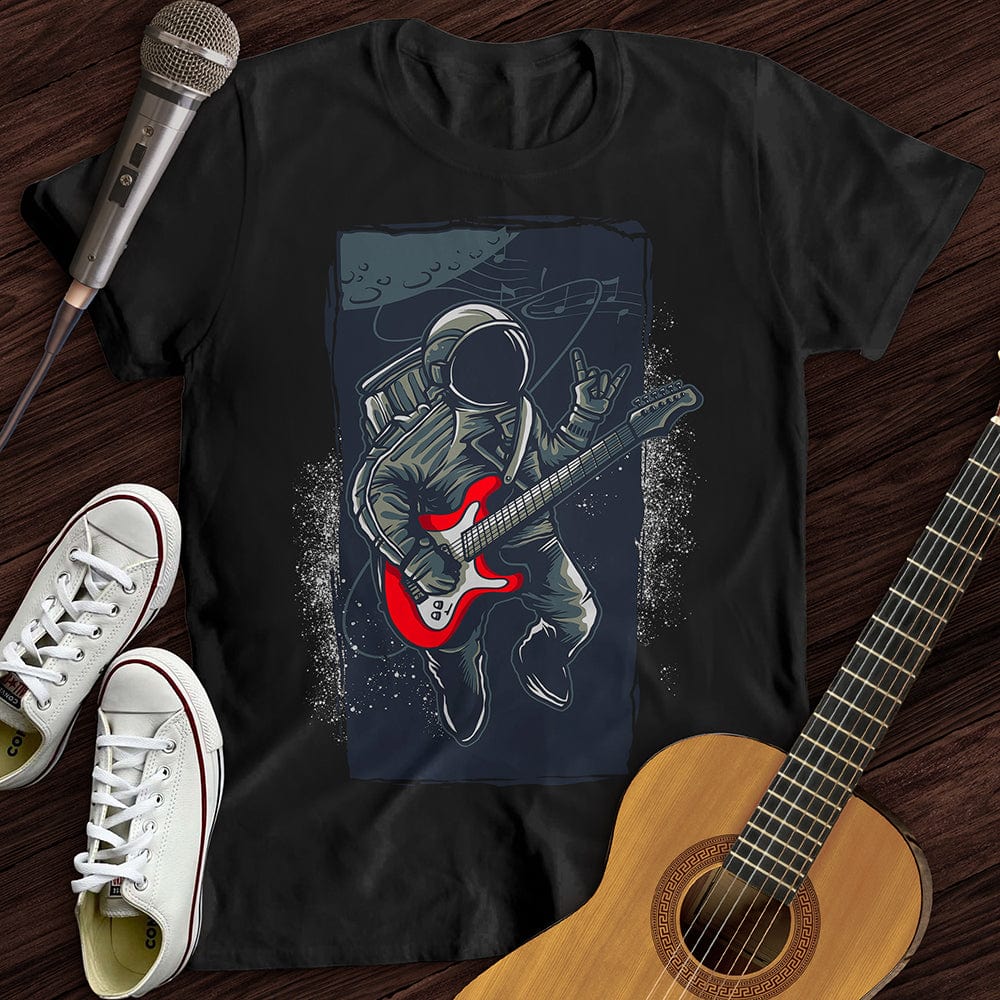 Printify T-Shirt Black / S Astro Guitar T-Shirt