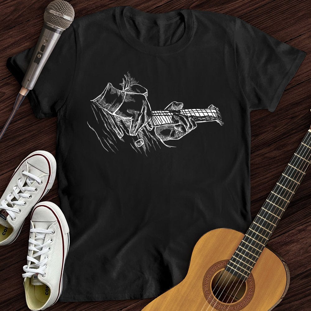 Printify T-Shirt Black / S Bass Sketch T-Shirt