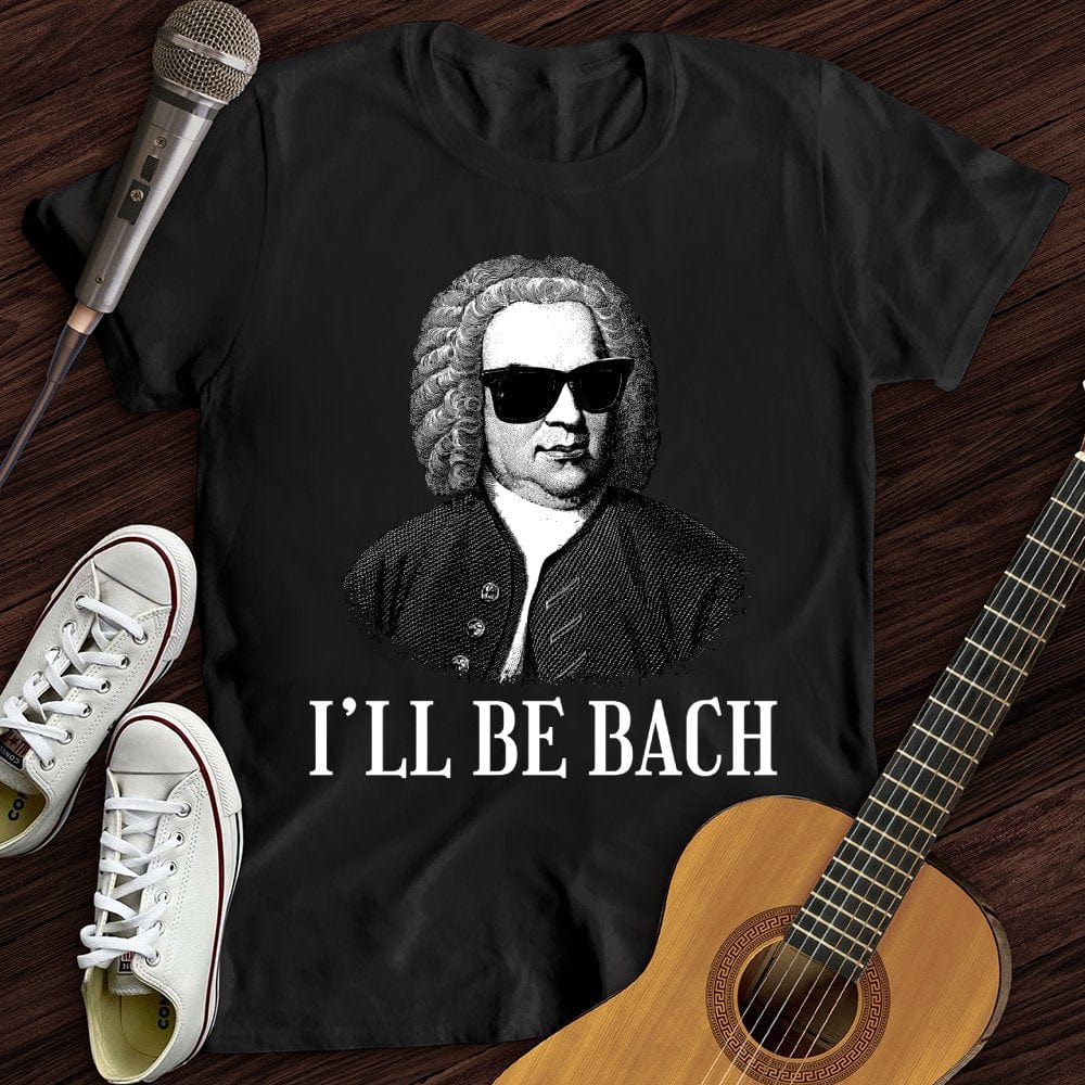 Printify T-Shirt Black / S Be Bach T-Shirt