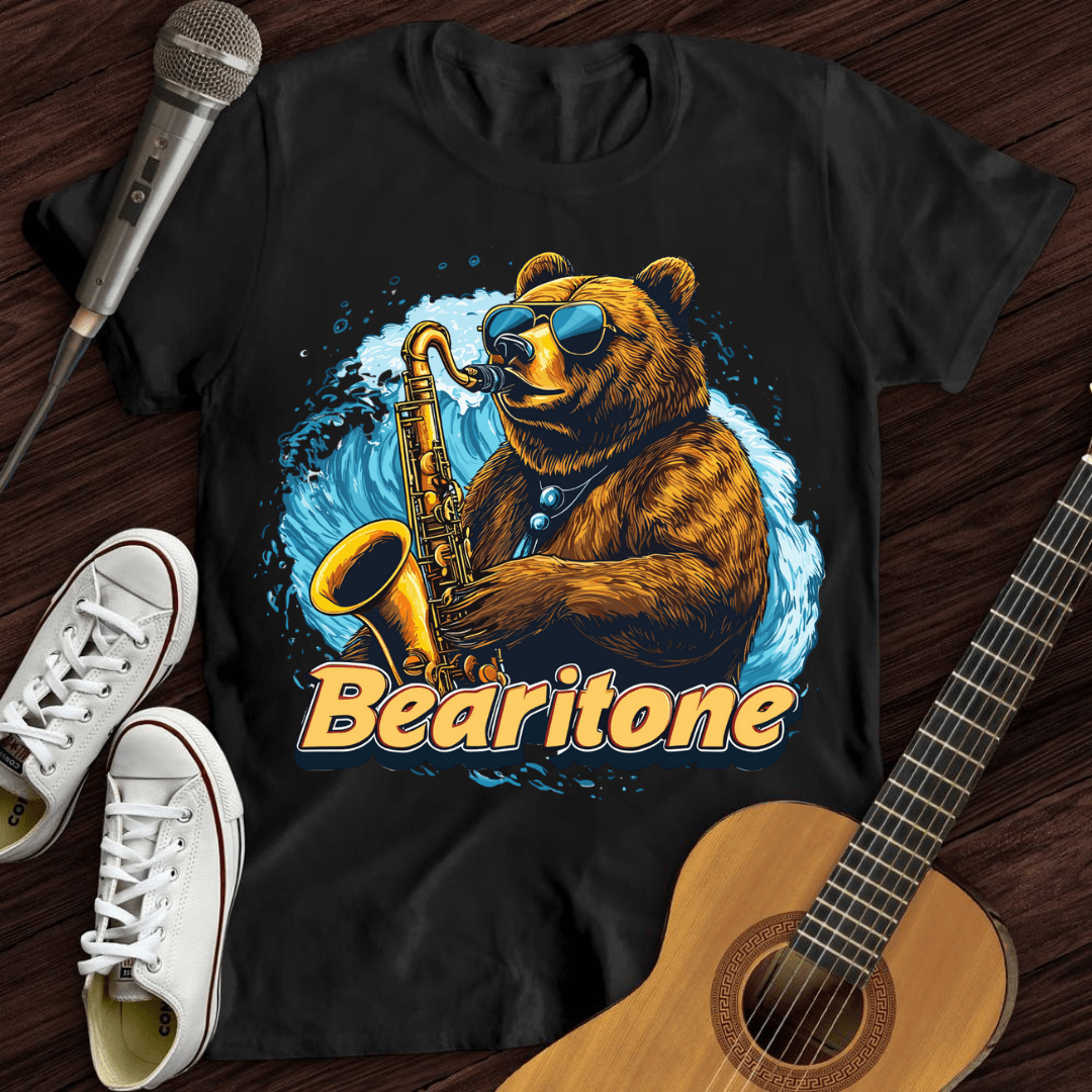 Printify T-Shirt Black / S Bear-itone T-Shirt