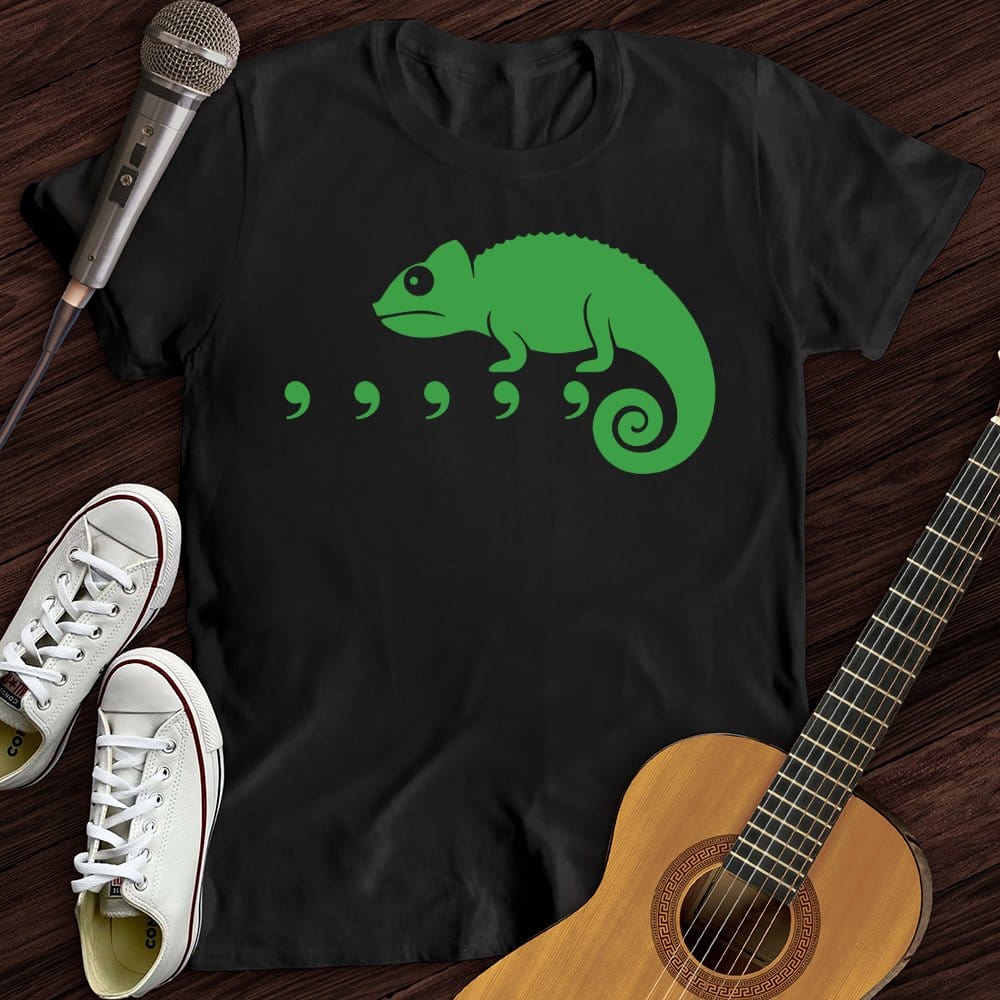 Printify T-Shirt Black / S Chameleon T-Shirt