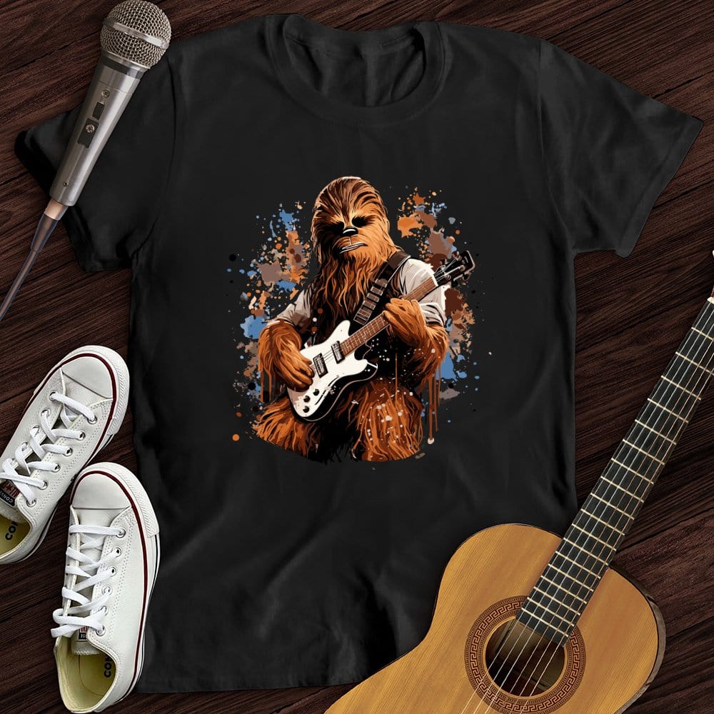Printify T-Shirt Black / S Chewy Guitar T-Shirt