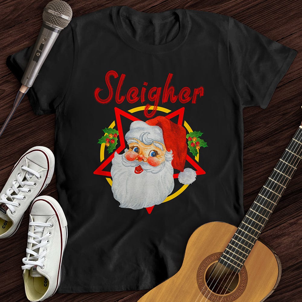 Printify T-Shirt Black / S Christmas Sleigher T-Shirt