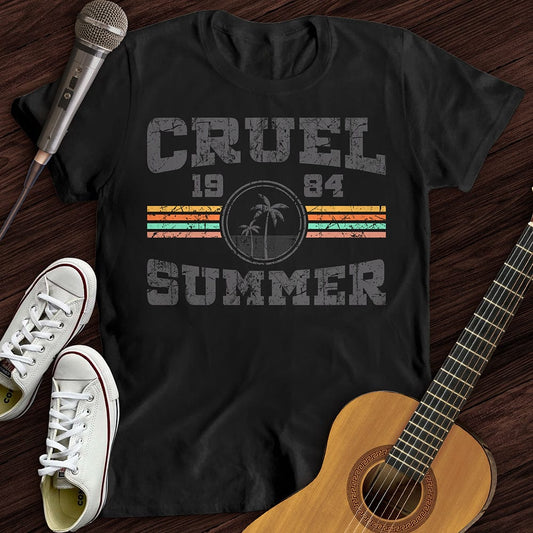 Printify T-Shirt Black / S Cruel Summer 1984 T-Shirt