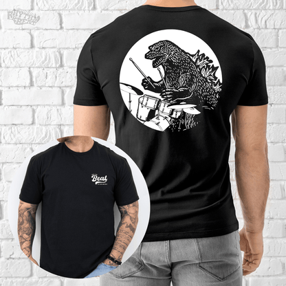 Printify T-Shirt Black / S Dino Drumstick T-Shirt