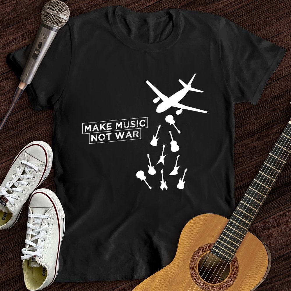 Printify T-Shirt Black / S Falling Guitars T-Shirt