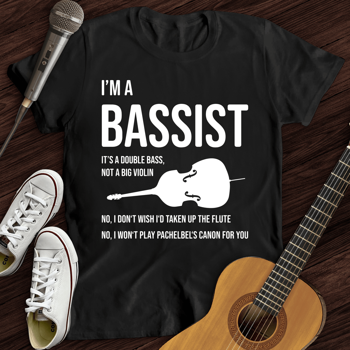 Printify T-Shirt Black / S I'm A Bassist T-Shirt