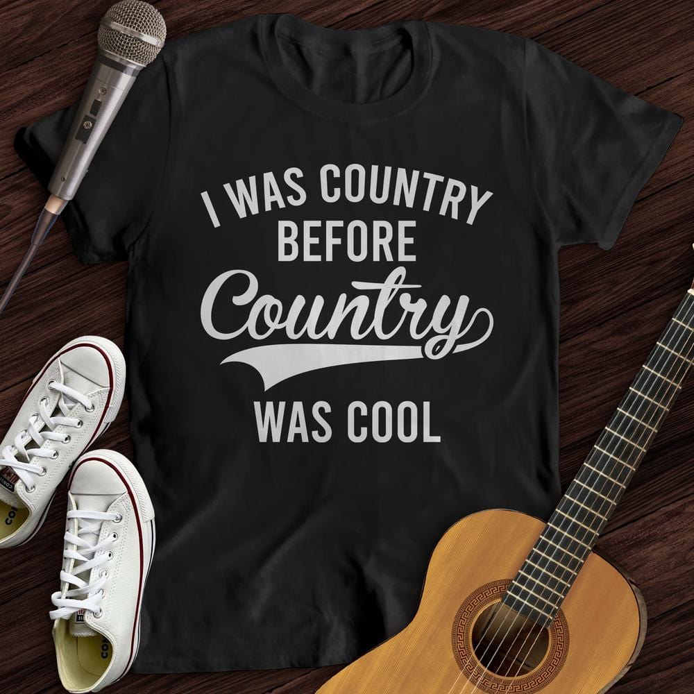 Printify T-Shirt Black / S I Was Cool T-Shirt