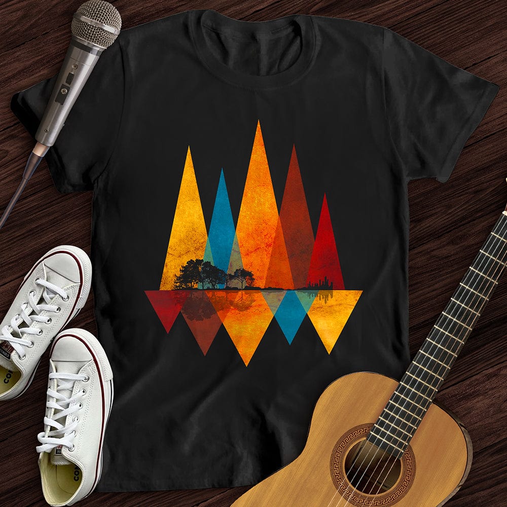 Printify T-Shirt Black / S Nature Guitar T-Shirt