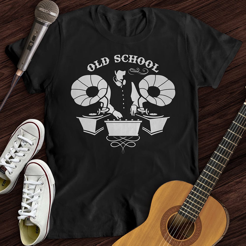 Printify T-Shirt Black / S Old School T-Shirt