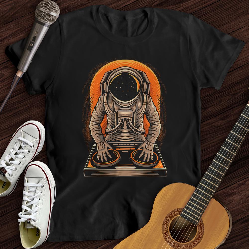 Printify T-Shirt Black / S Orange Astro T-Shirt
