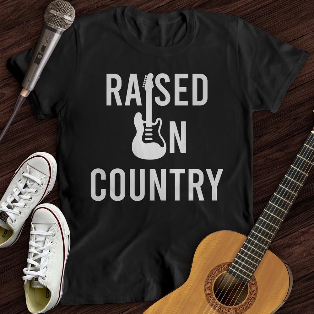 Printify T-Shirt Black / S Raised on Country T-Shirt