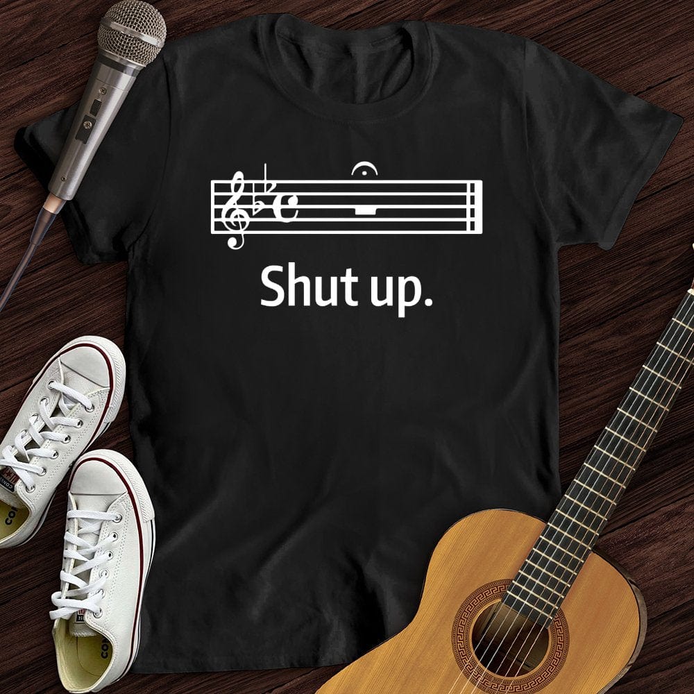 Printify T-Shirt Black / S Shhhhhhh T-Shirt