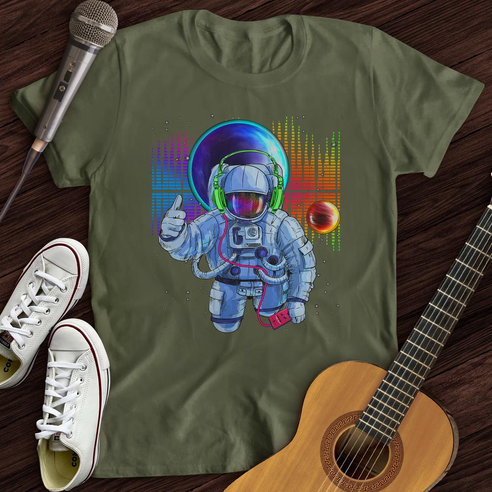 Printify T-Shirt Black / S Space Bass T-Shirt