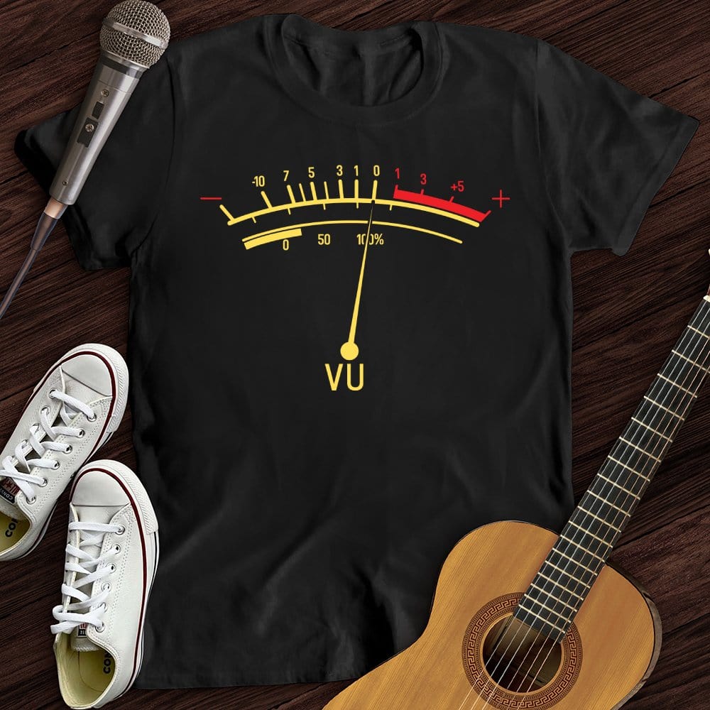 Printify T-Shirt Black / S Stable VU Meter T-Shirt