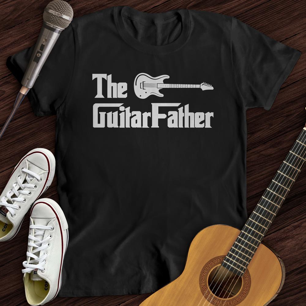 Printify T-Shirt Black / S The Guitar Father T-Shirt