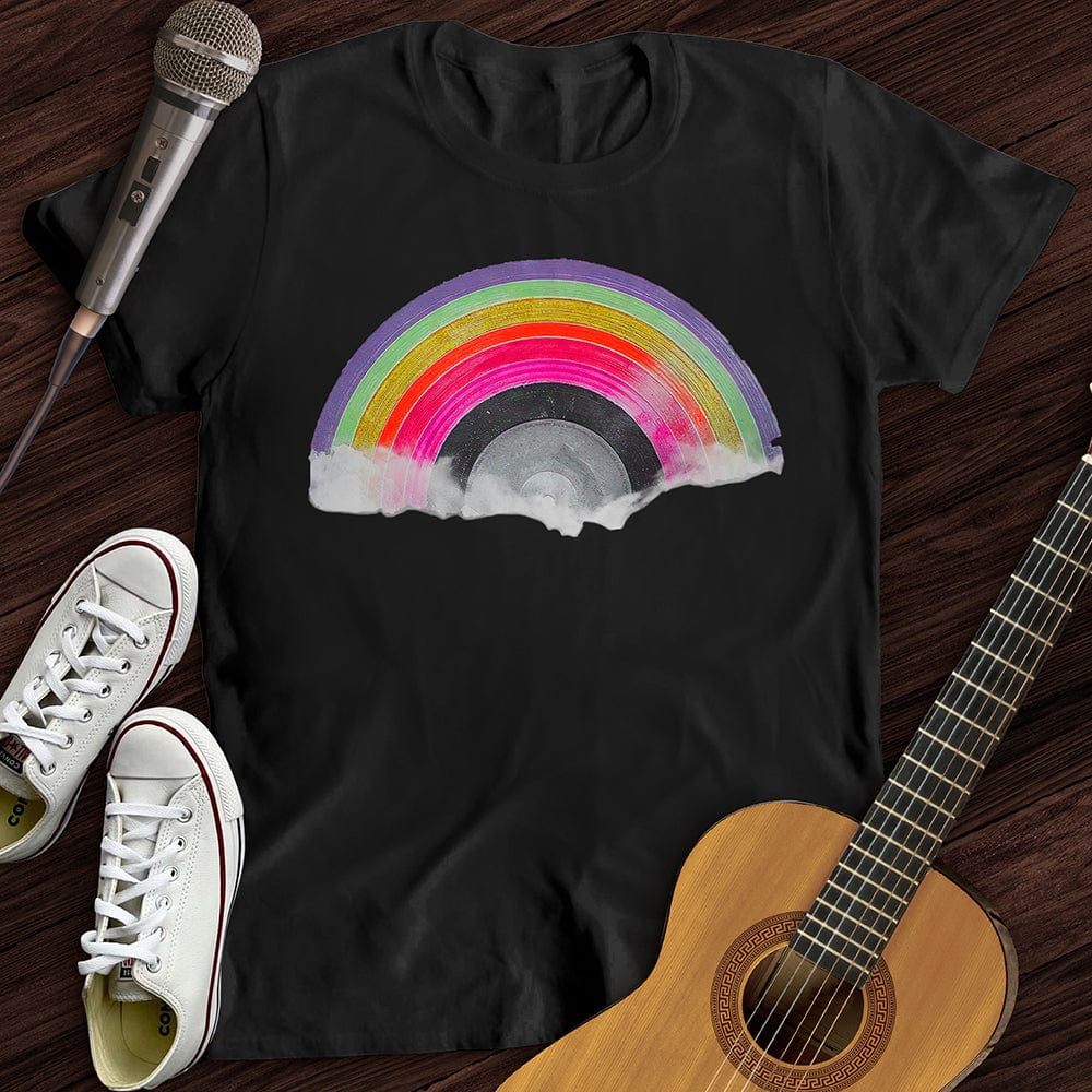 Printify T-Shirt Black / S Vinyl In The Sky T-Shirt