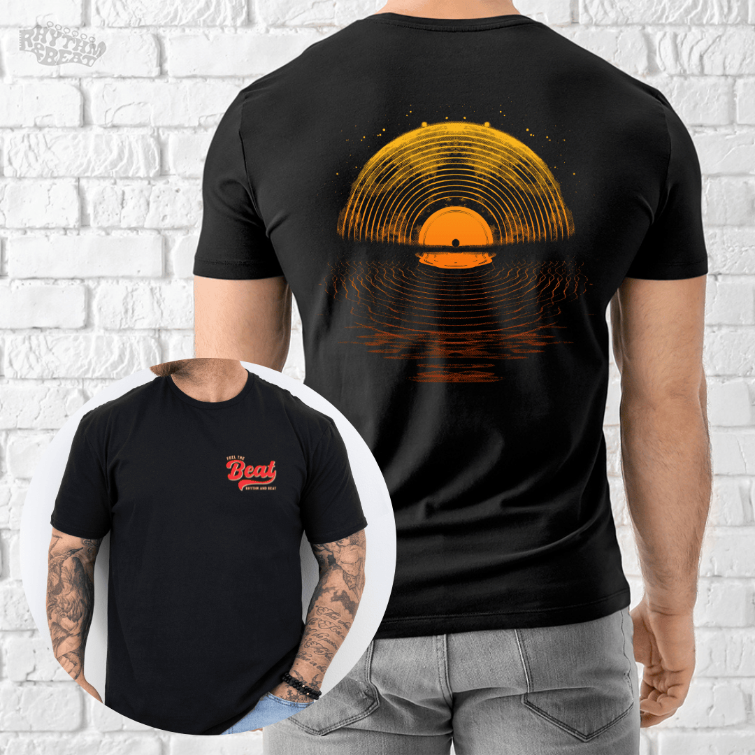 Printify T-Shirt Black / S Vinyl Reflection T-Shirt