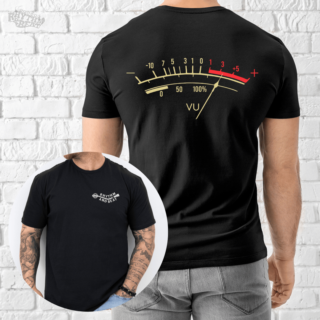 Printify T-Shirt Black / S Volume Meter T-Shirt