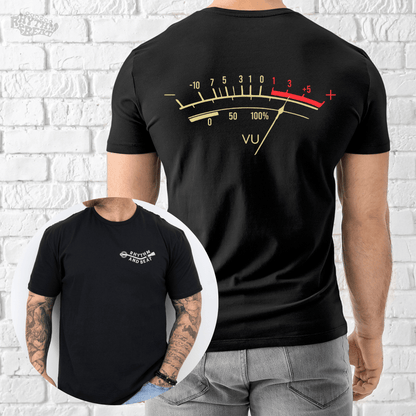 Printify T-Shirt Black / S Volume Meter T-Shirt
