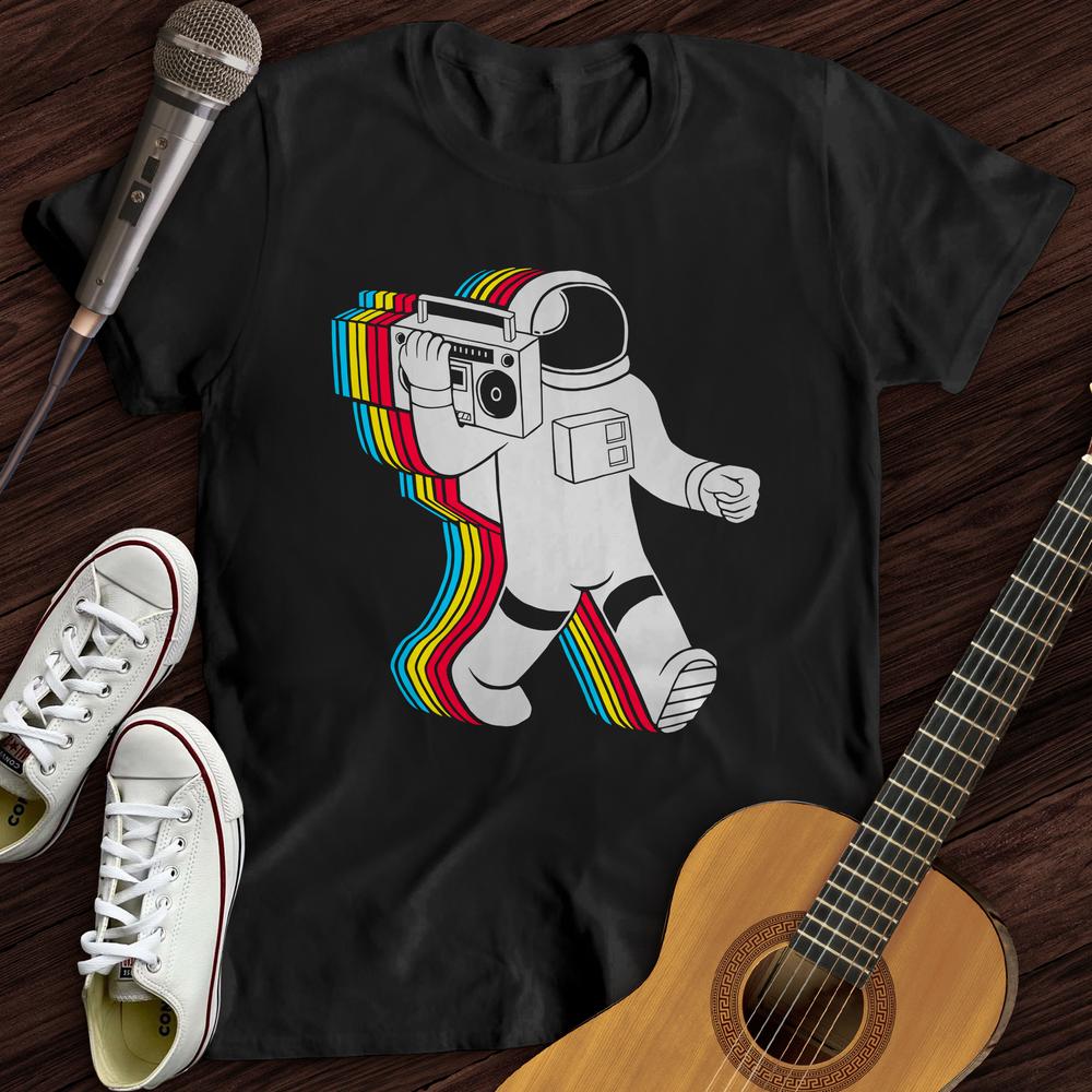 Printify T-Shirt Black / S Walking On A Rainbow T-Shirt