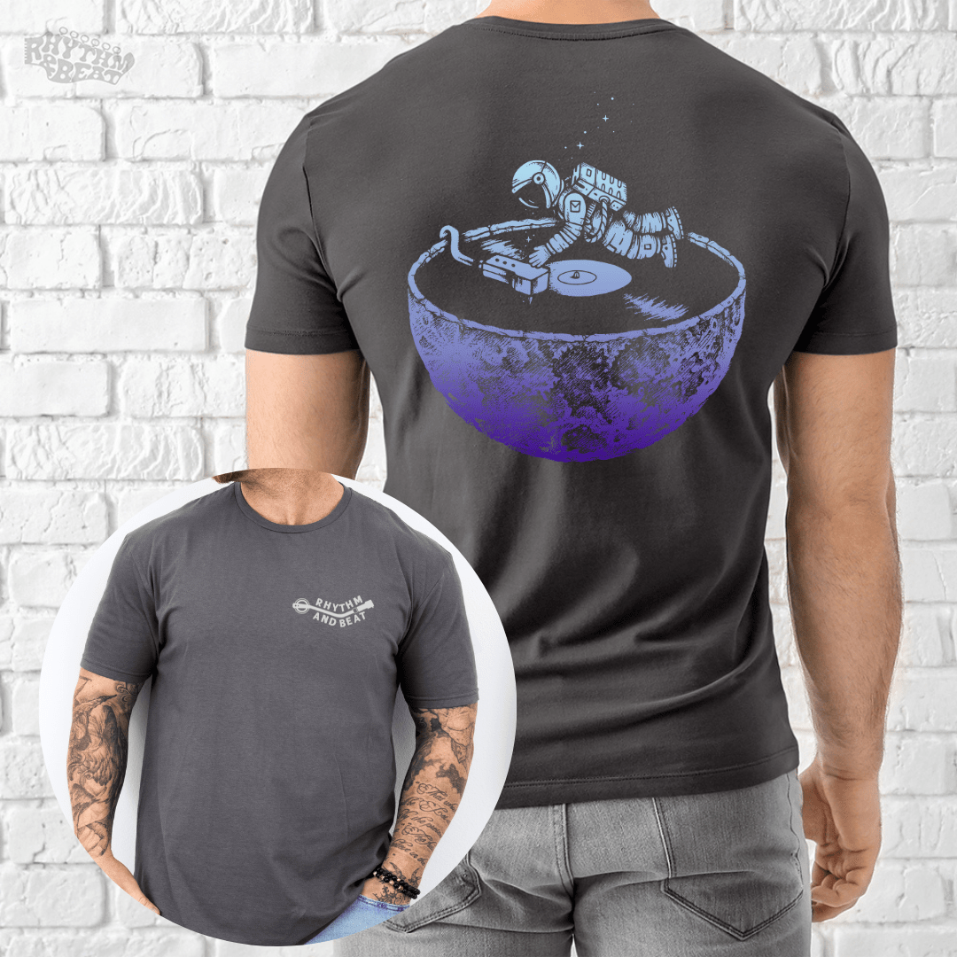 Printify T-Shirt Charcoal / S Astro On Vinyl T-Shirt