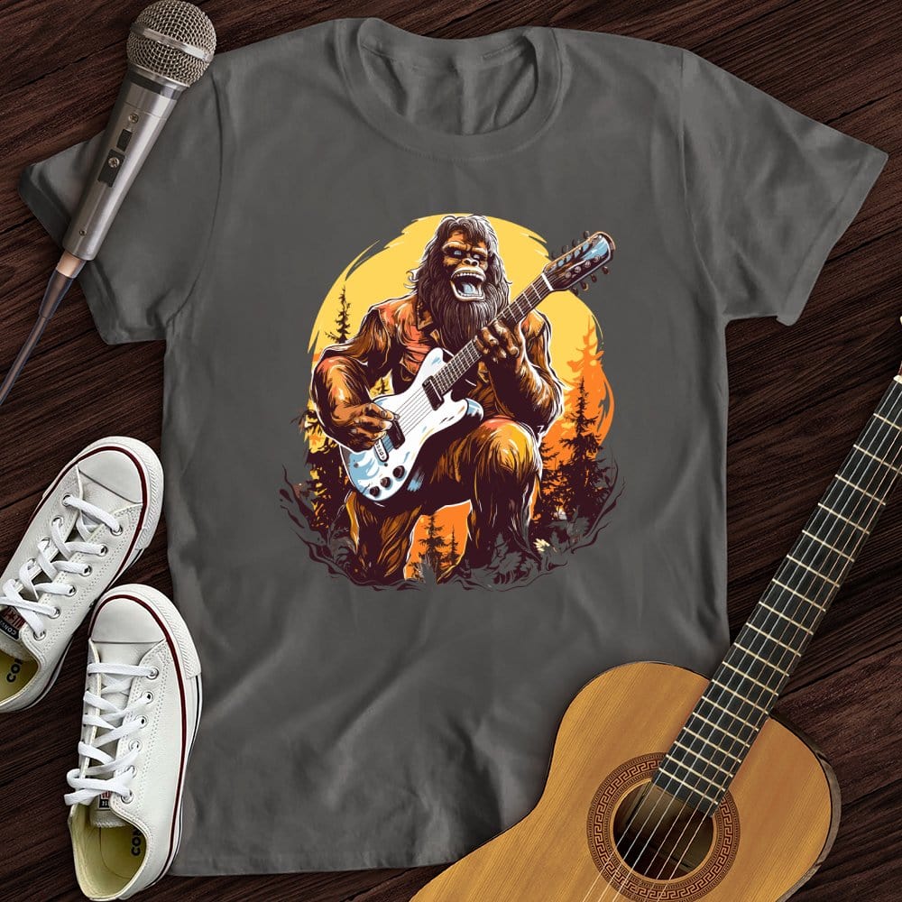 Printify T-Shirt Charcoal / S Bigfoot Shredding T-Shirt