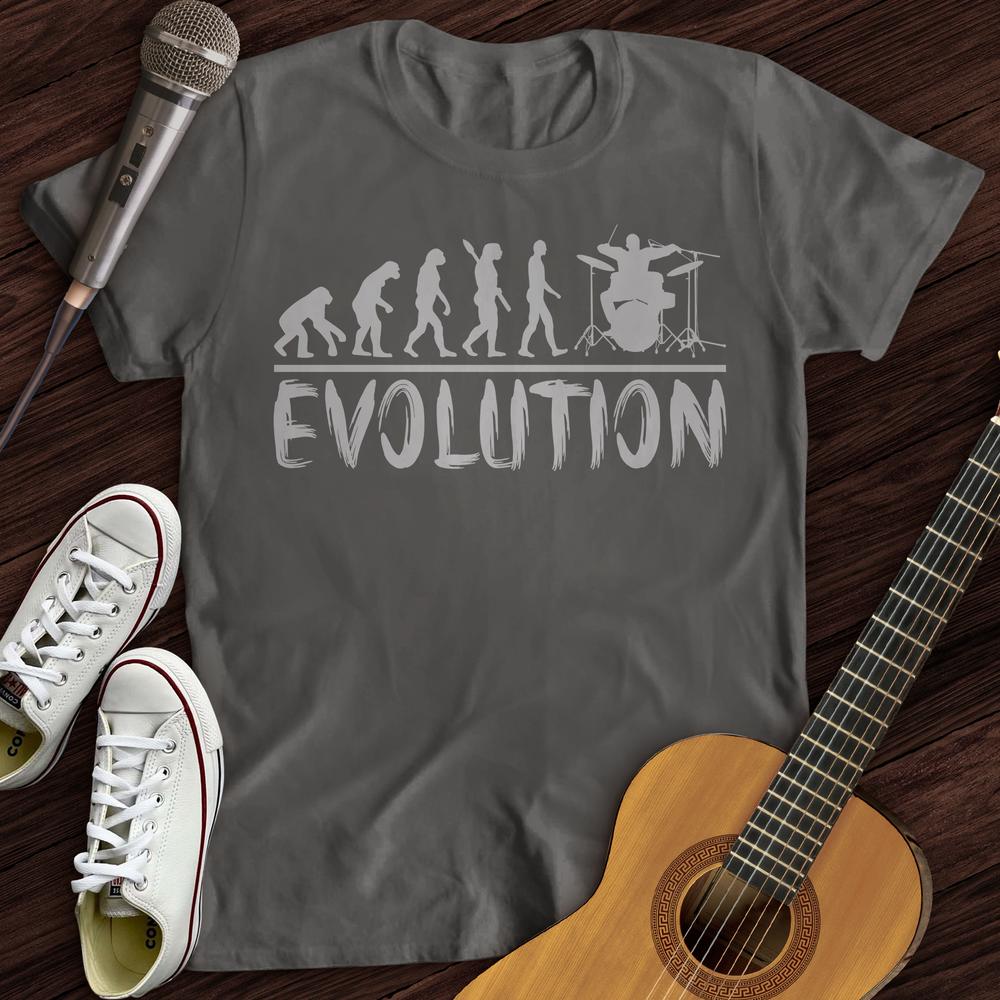 Printify T-Shirt Charcoal / S Drummer Evolution T-Shirt