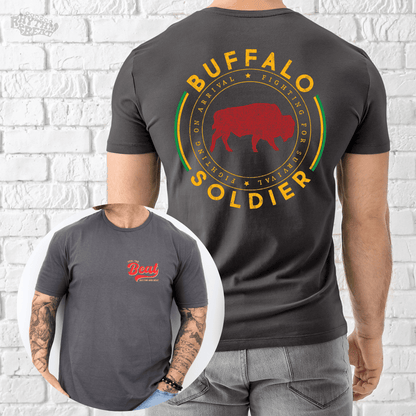 Printify T-Shirt Charcoal / S Fighting For Survival T-Shirt