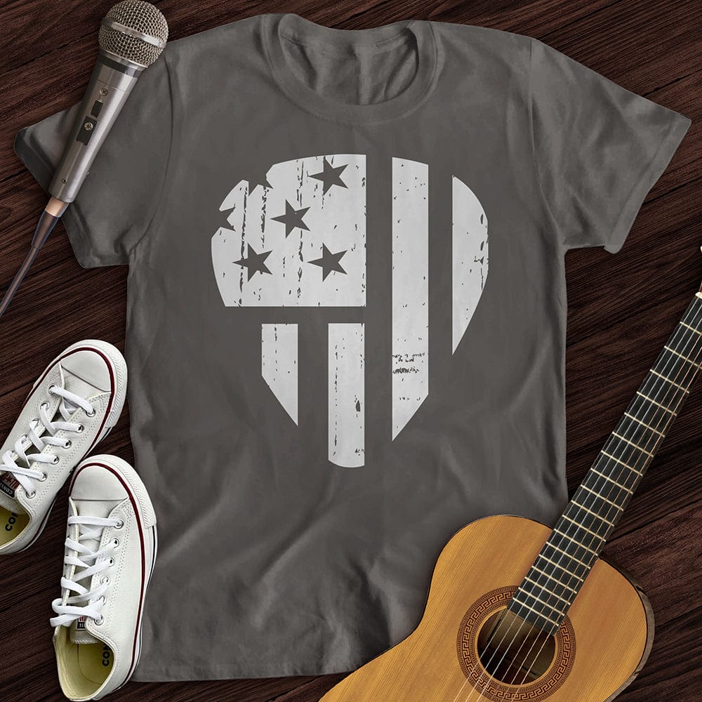 Printify T-Shirt Charcoal / S Flag Pick T-Shirt