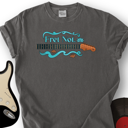 Printify T-Shirt Charcoal / S Fret Not T-Shirt