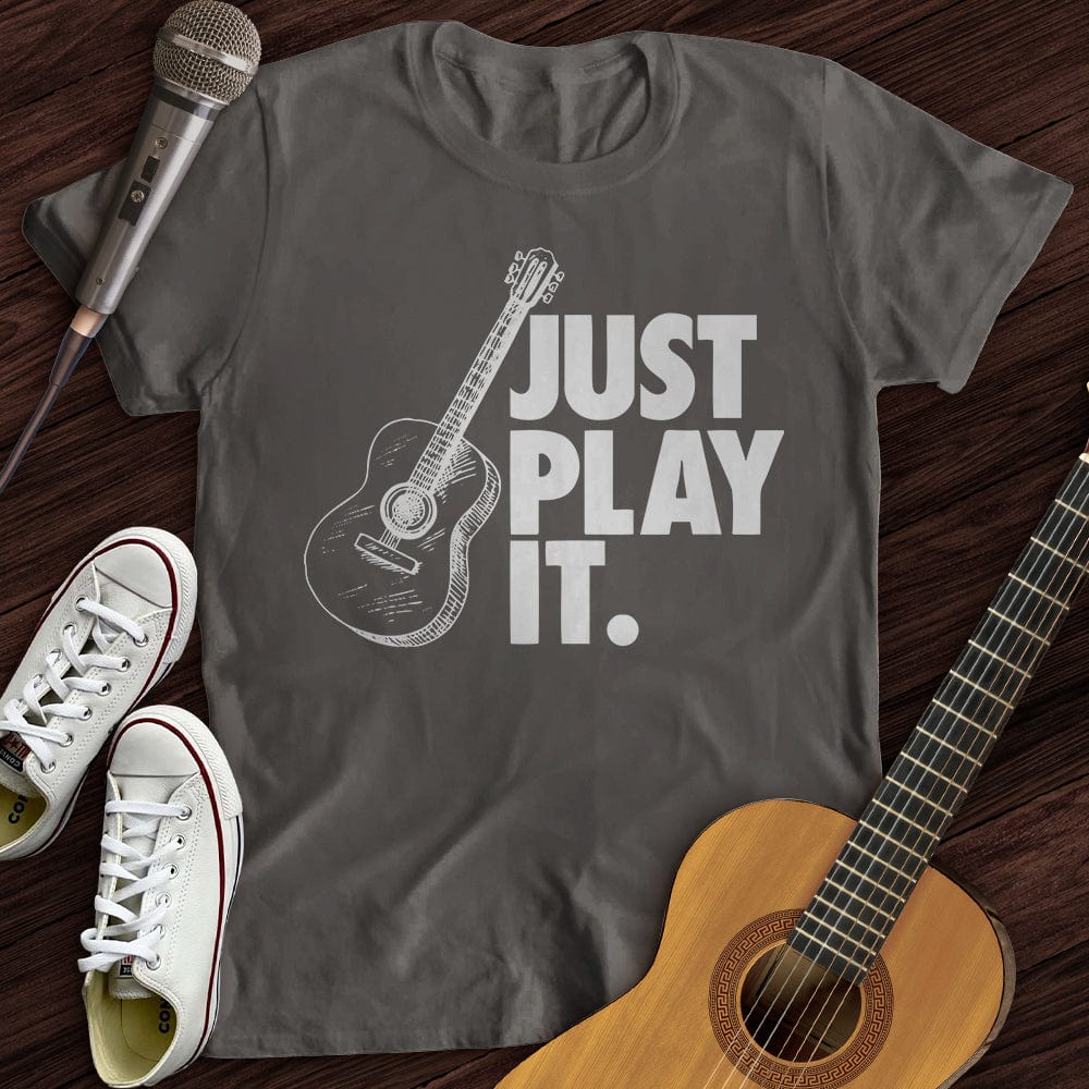 Printify T-Shirt Charcoal / S Just Play It T-Shirt