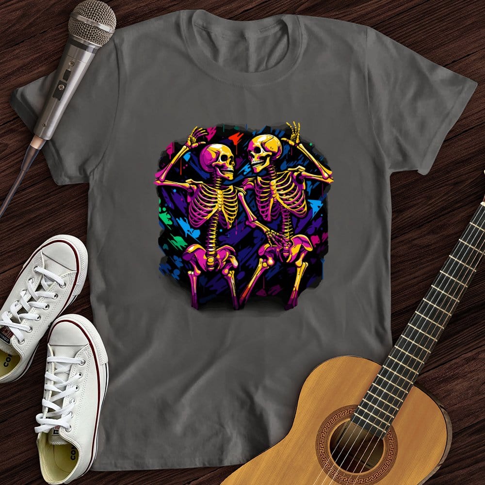 Printify T-Shirt Charcoal / S Love Never Dies T-Shirt