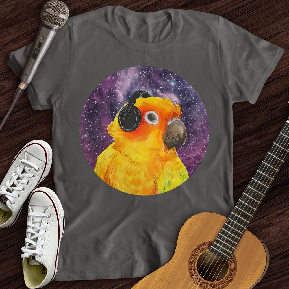 Printify T-Shirt Charcoal / S Music Bird T-Shirt