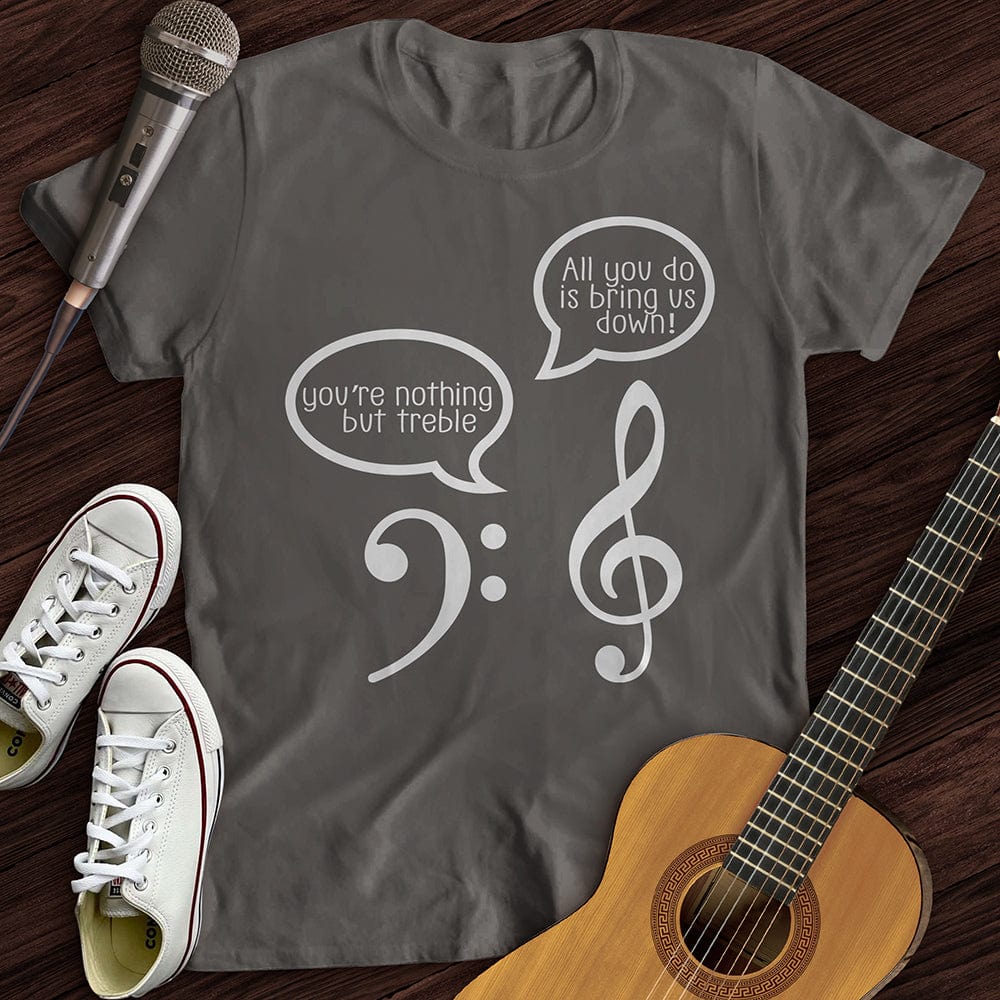 Printify T-Shirt Charcoal / S Music Joke T-Shirt