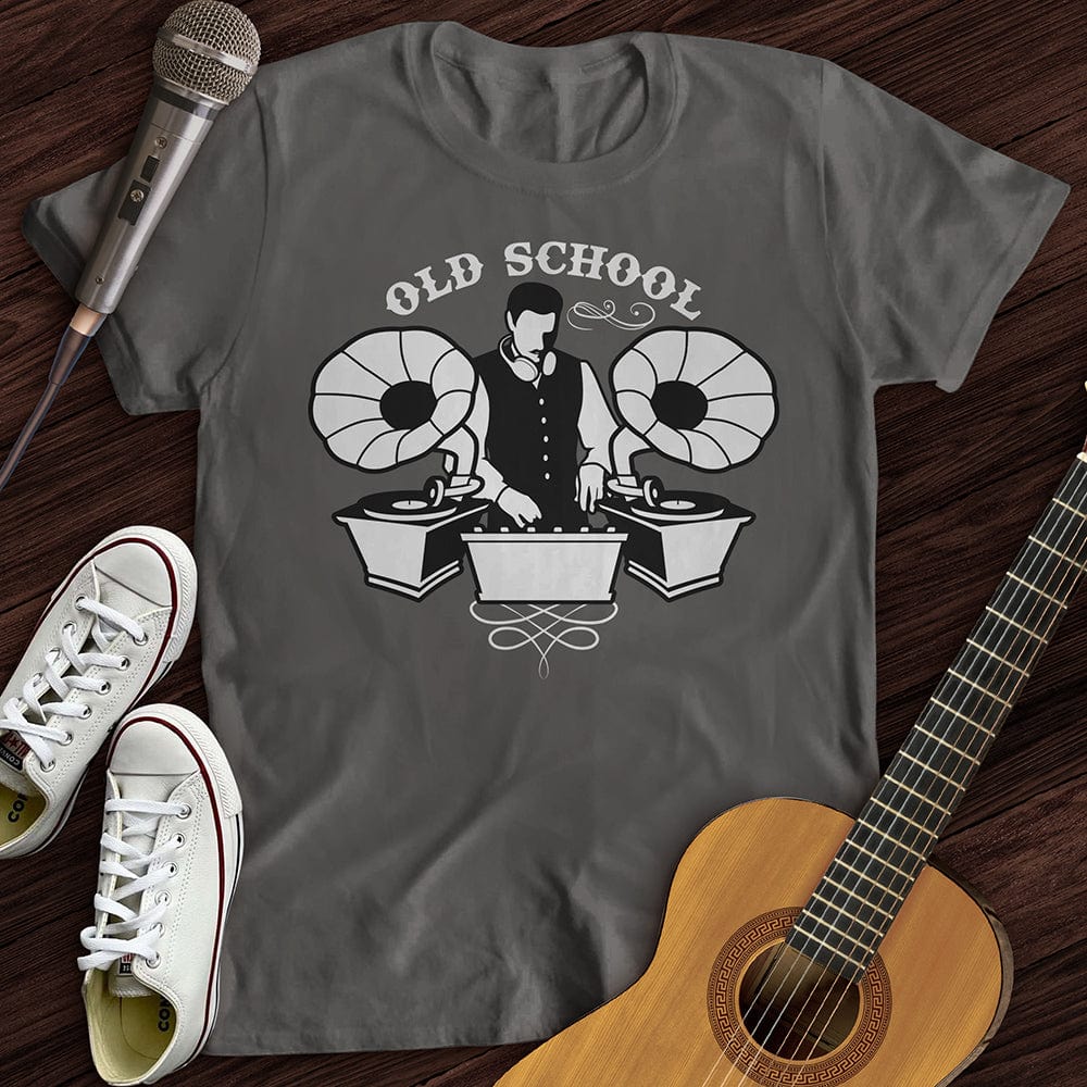 Printify T-Shirt Charcoal / S Old School T-Shirt