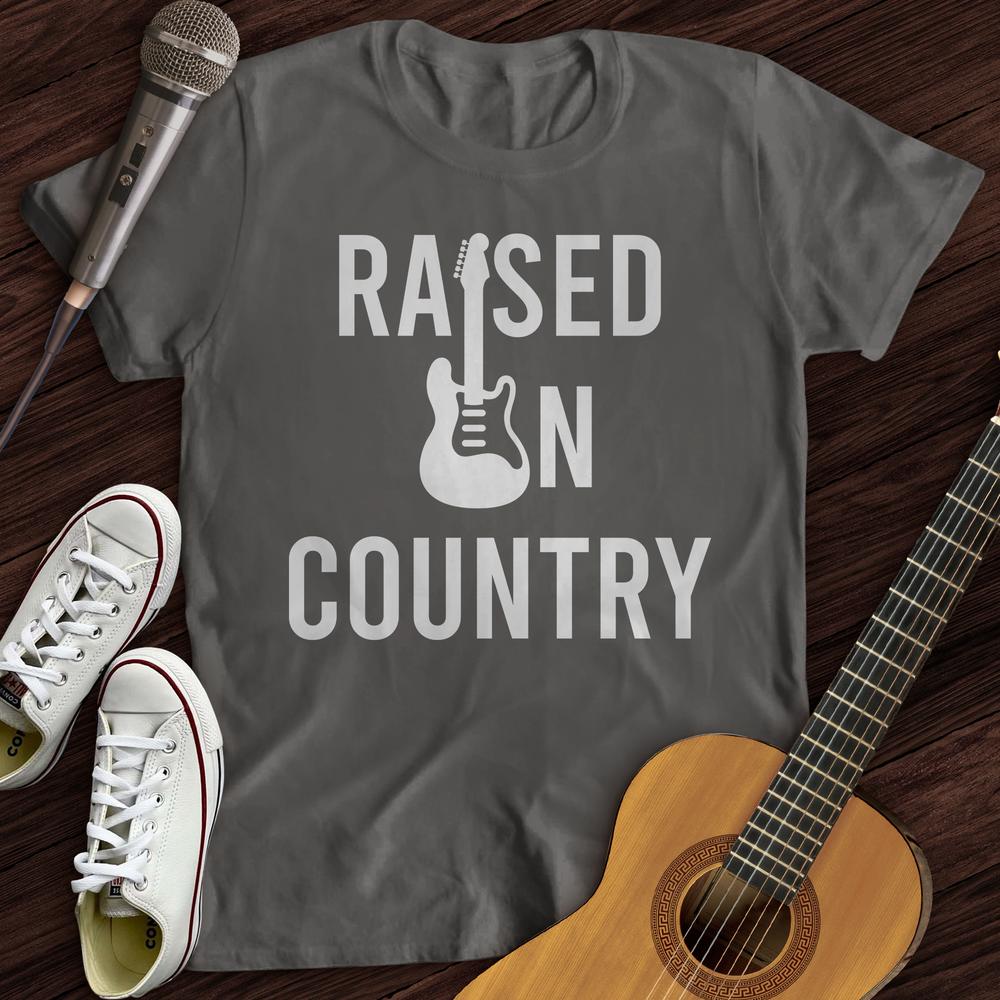 Printify T-Shirt Charcoal / S Raised on Country T-Shirt