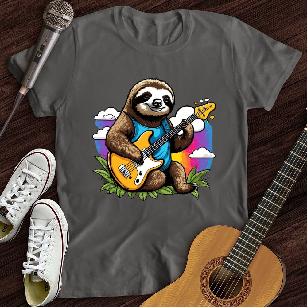 Printify T-Shirt Charcoal / S Slow Music T-Shirt