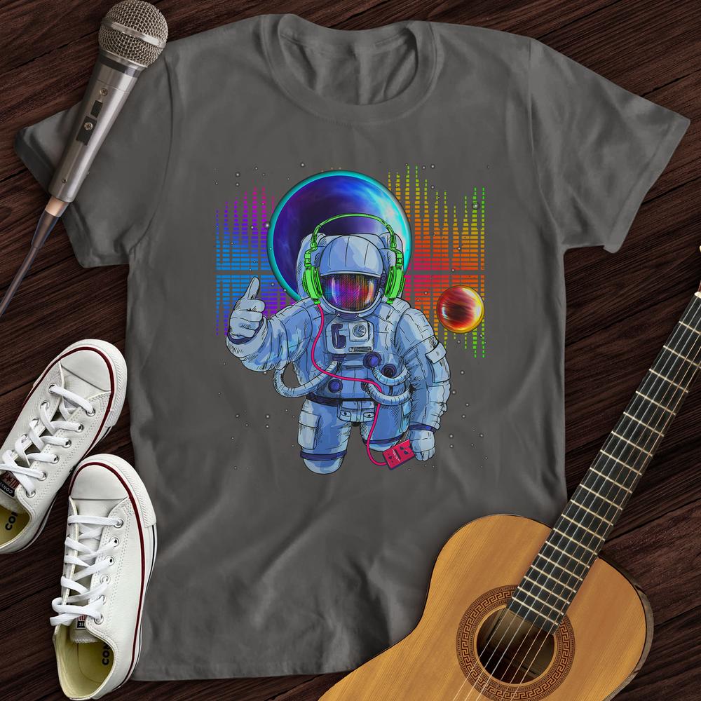 Printify T-Shirt Charcoal / S Space Bass T-Shirt