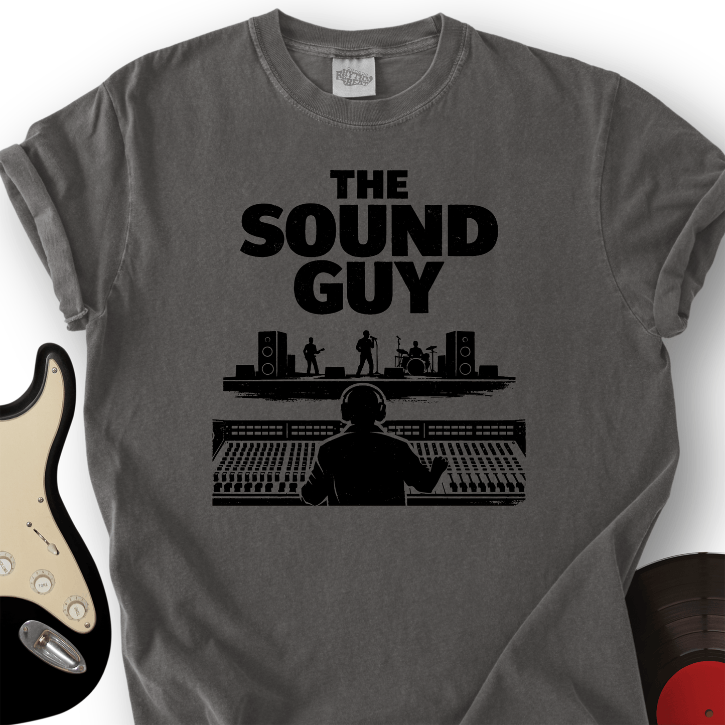 Printify T-Shirt Charcoal / S The Sound Guy T-Shirt